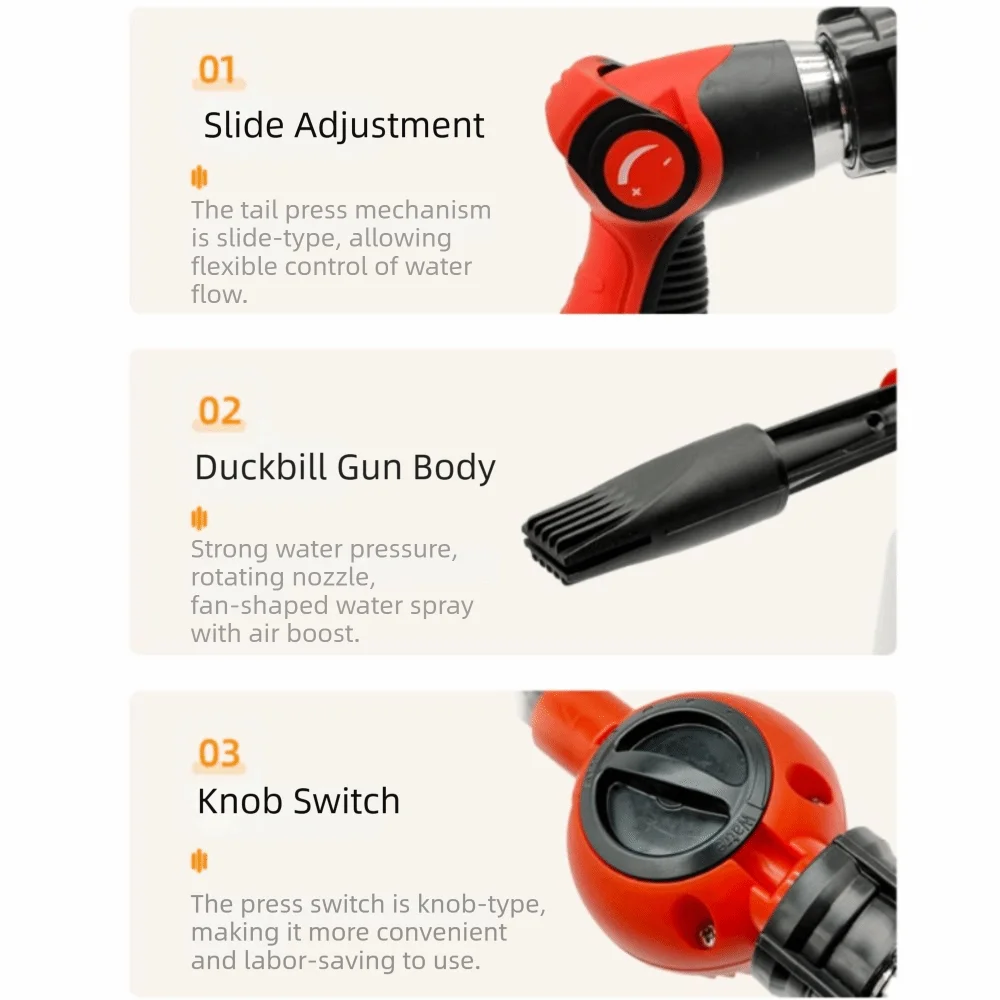 Car Cleaning Large-Capacity Car Wash Foam Tool 1L Metal Foam Pot PA Material Portable Watering Can Foam Tool Car Wash