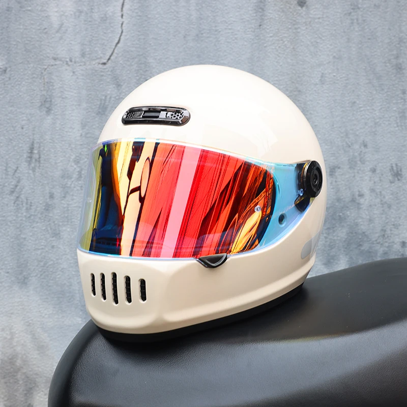 خوذات الدراجات النارية للرجال والنساء، خوذات كاملة قديمة، دراجات نارية مخصصة لرحلات البحر، طوال العام #5