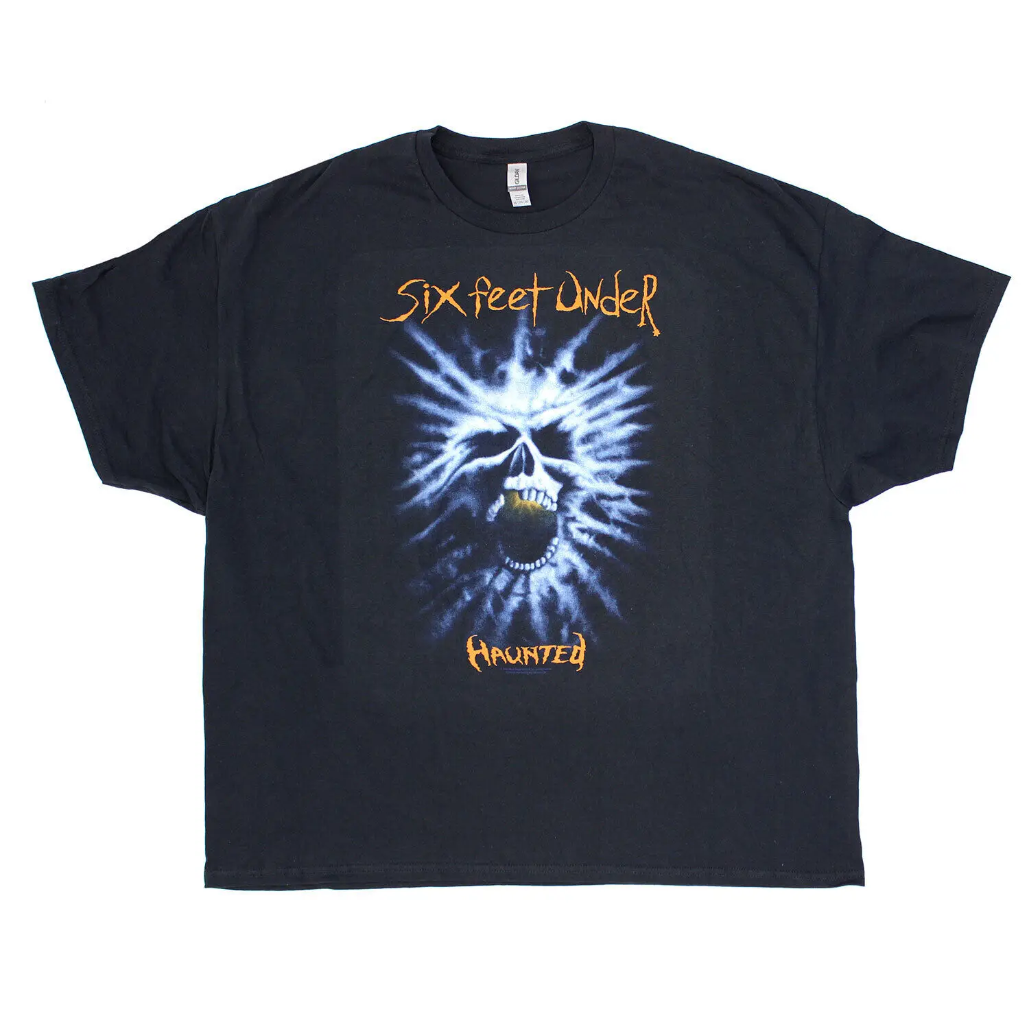 

Men's Six Feet Under Haunted T shirt Medium Black