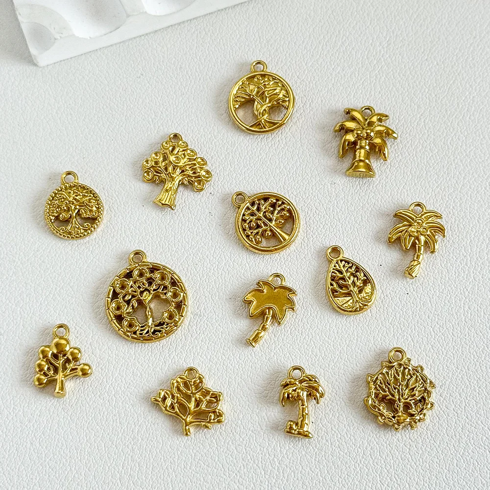 

Cordial Design 100Pcs Stainless Steel Charms/Pendant For Bracelet/Tree Shape/DIY/Hand Made/Jewelry Findings & Components #195339