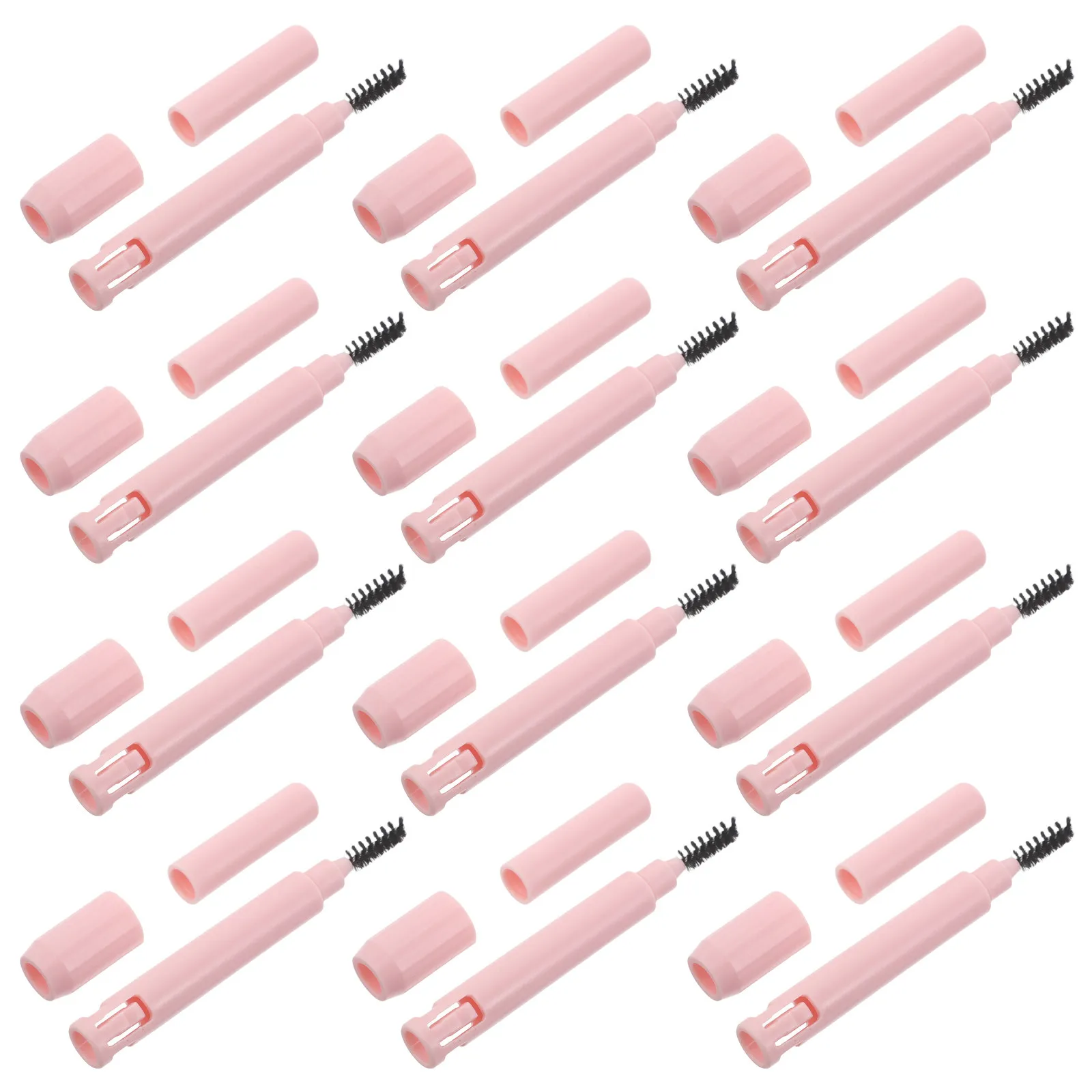 12Pcs Eyebrow Pencil Extenders Dual End Brow Brush Universal Pencil Lengthener Extension Tool Precise Makeup Accessory