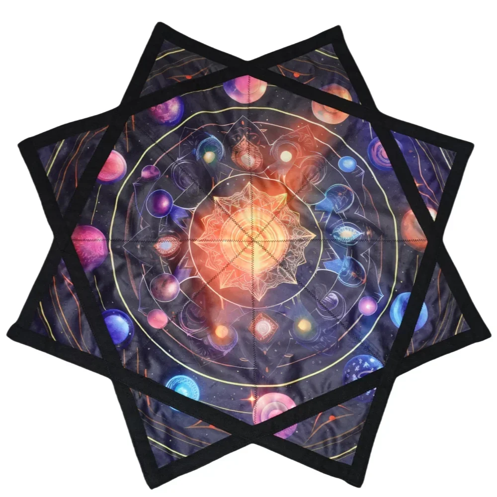 Dapo star universe printed pattern double-sided printed UV purple light dapo star mandala flying