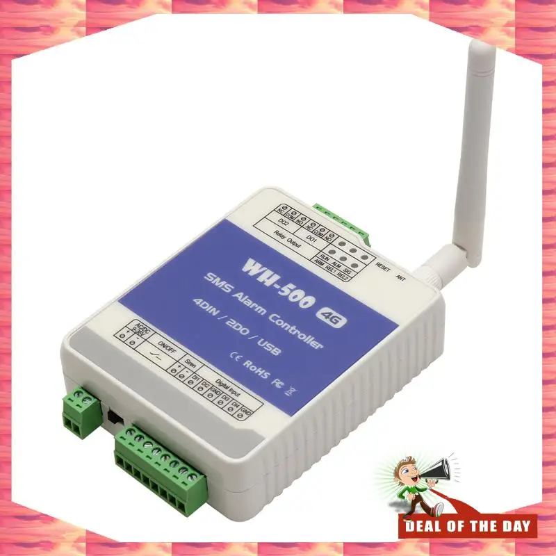 

24-Hour Delivery APP Control WH-500-EU GSM 4G Gate Door Opener Relay Switch Remote Controller Wireless Alarm Controller