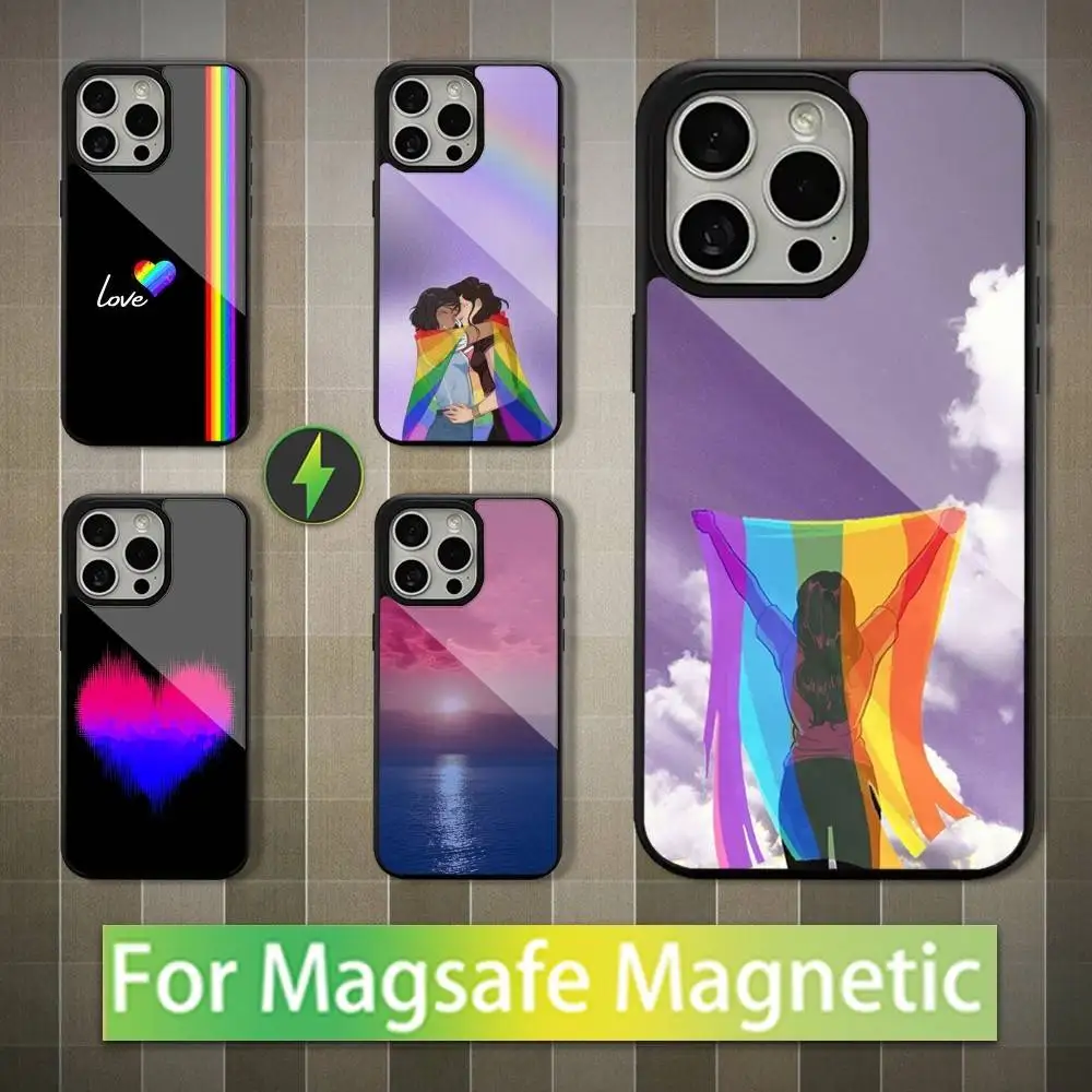 

Hot Art B-Bisexual Flag Phone Case For iPhone 13,15,17,14,Pro,Max,Plus,12,11,16,Mini, For Magsafe,Magnetic Wireless Charging