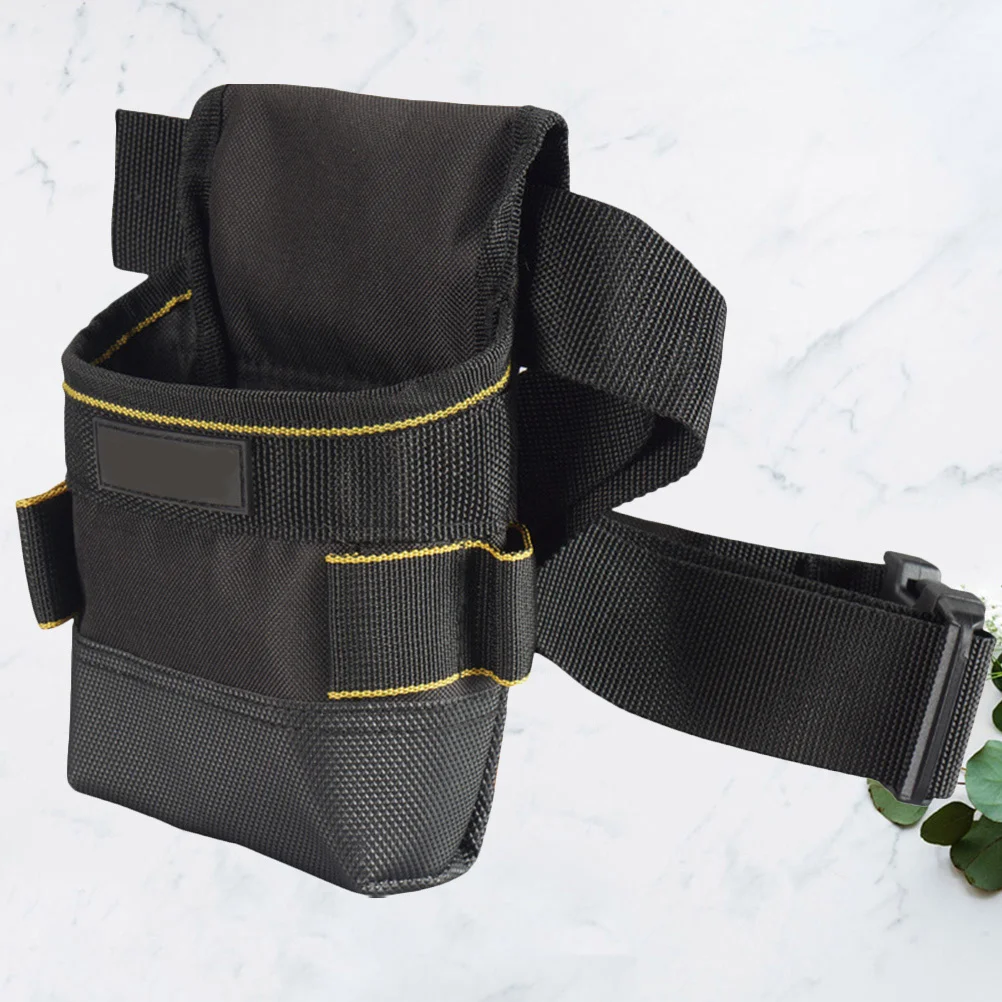 

1Pcs Heavy Duty Waist Bag for Electrician Multi Pocket Canvas Tool Pouch Detachable Belt for Efficient Tool Carrying and