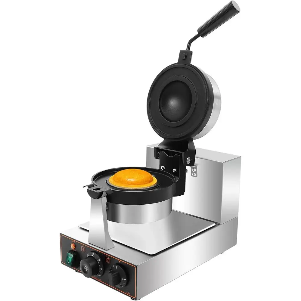 

1000W Electric Hamburger Maker Burger hine, Commercial Wale Maker Panini PrGrill, Nonstick Ice Cream Sandwich Maker Burger Wale