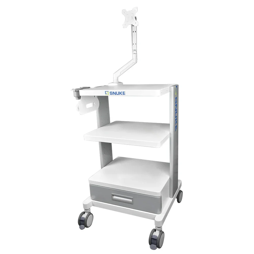 LN-801 Laparoscopy Tower System Cart Four Shelf Endoscopy Trolley for Endoscopic Camera Endoscopic cart