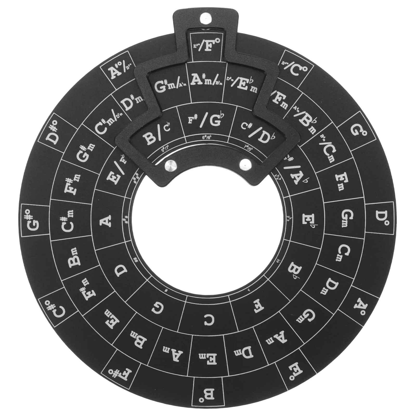 

Music Theory Learning Tools Melody Chord Wheel Circle of Fifths for Instruments Metal General Guitar Accessories