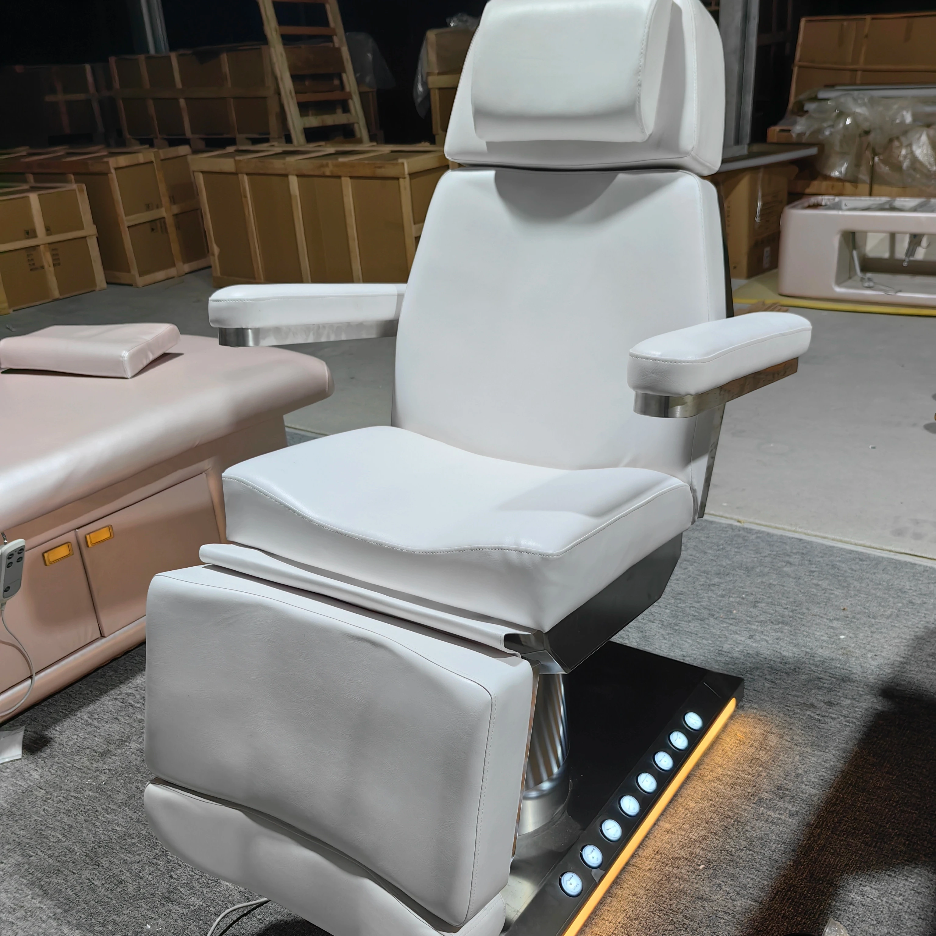 Luxury Electric Waxing Treatment Eyelash Extension Guangdong Hydro Massage Table Cosmetic Lash Bed Beauty Salon Beauty Bed
