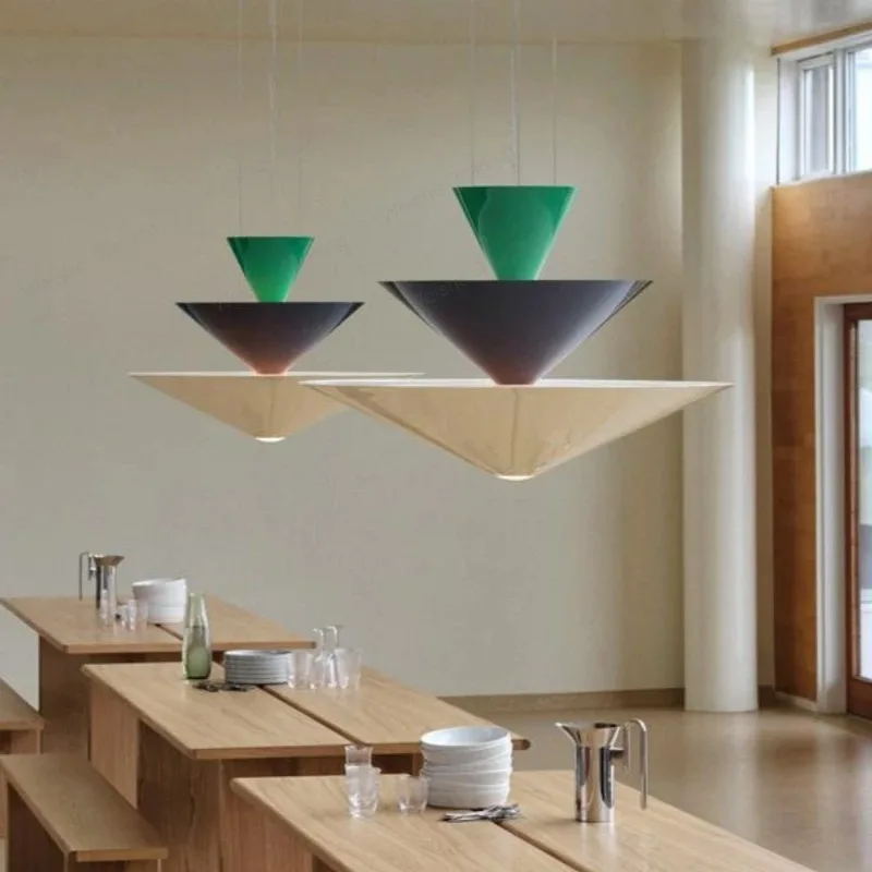 

Danish Colorful Gyro Pendant Light Creative LED Dining Table Hanging Lamp Living Room Interio Nordic Kitchen Island Pendant Lamp