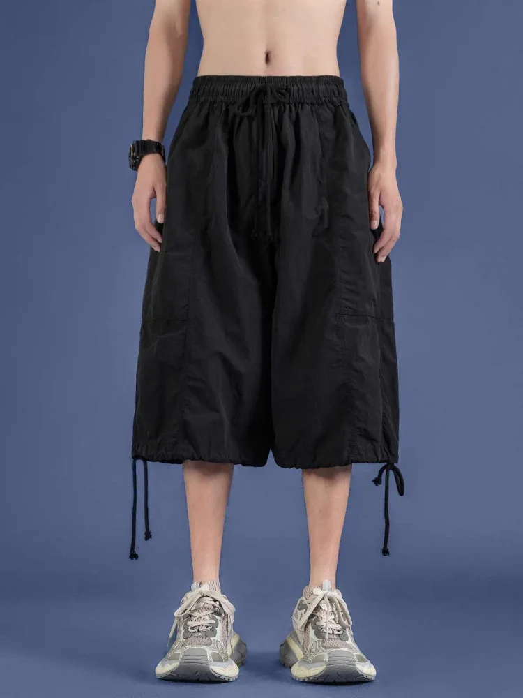 

Ice Silk Seven-Foot Men's Summer Qui-Dry Workwear orts American Functional Wide-Leg Paratrooper Eight-Piece Pants