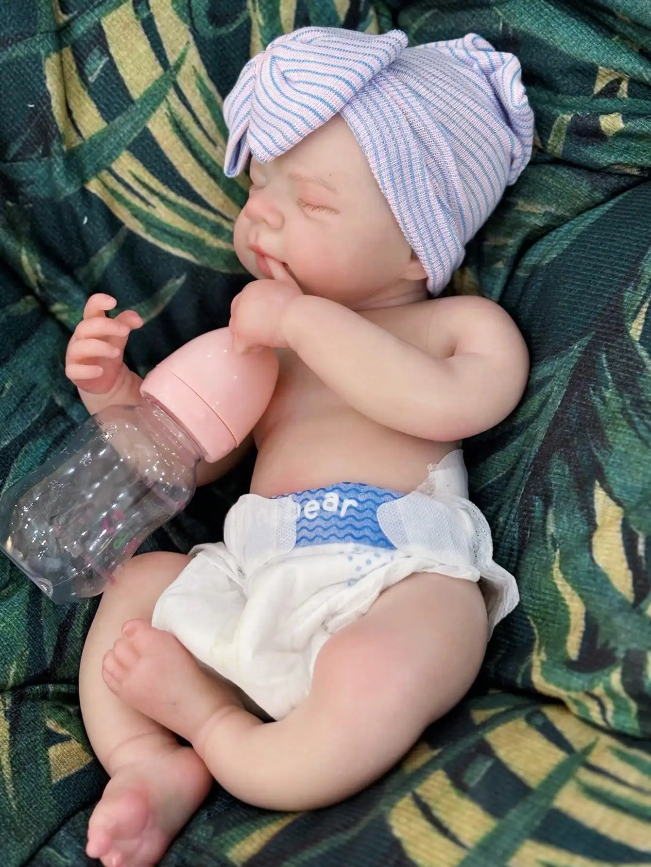 ซัคเซีย ตุ๊กตาซิลิโคนรีบอร์น ปาสคาล ขนาด 18 นิ้ว |   แบบเปิดปาก |   ตุ๊กตาศิลปะงานฝีมือเด็กหญิงที่ทาสีเหมือนจริง