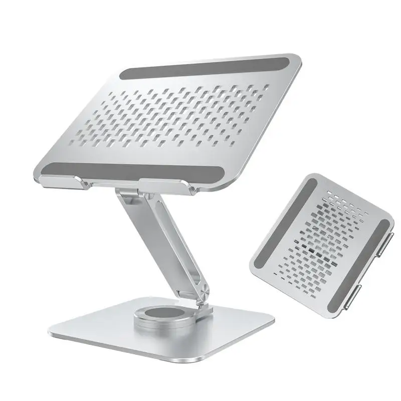 

Adjustable Laptop Stand Ergonomic Computer Stand Desktop Laptop Stands Rotary Shaft Desktop Cooling Base Aluminum Alloy For 10