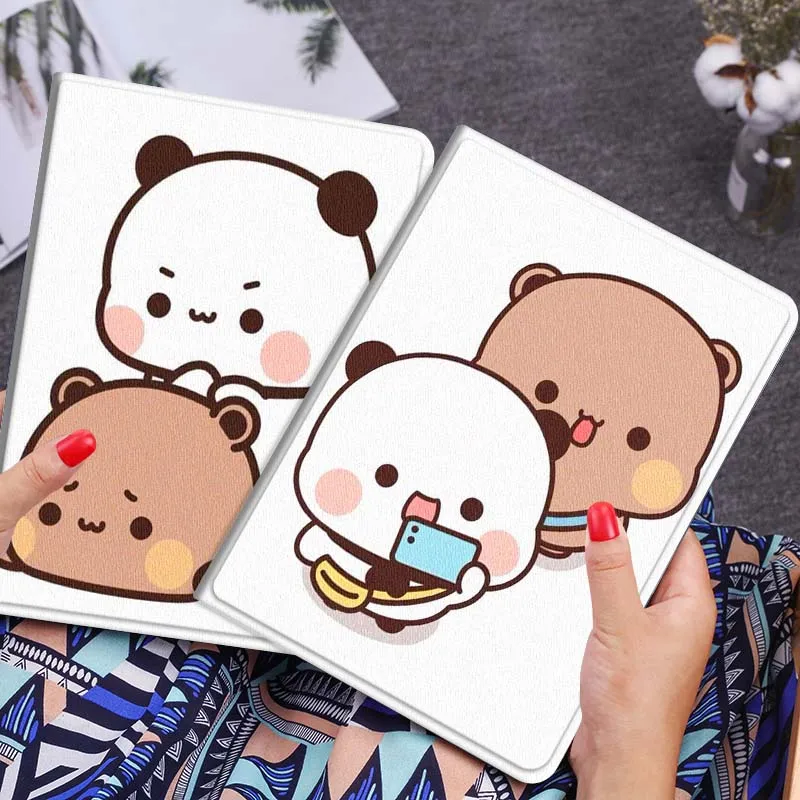 

Милый чехол с рисунком медведя для Xiaomi Redmi Mi Poco Pad 2 5 6s 7 7s Ultra Pro Max 14 12,4 12,1 дюймов, мягкий чехол для планшета, подарок