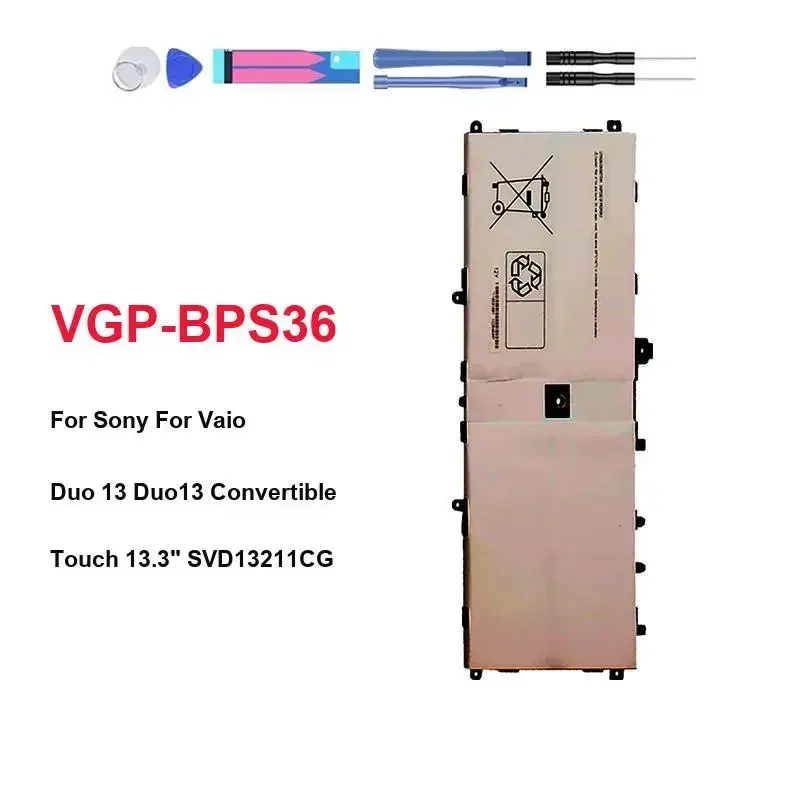 

Аккумулятор для планшета Sony Vaio Duo 13, Duo13 Convertible Touch 13.3" SVD13211CG, надежная замена, 6320 мАч, Vgp-BPS36