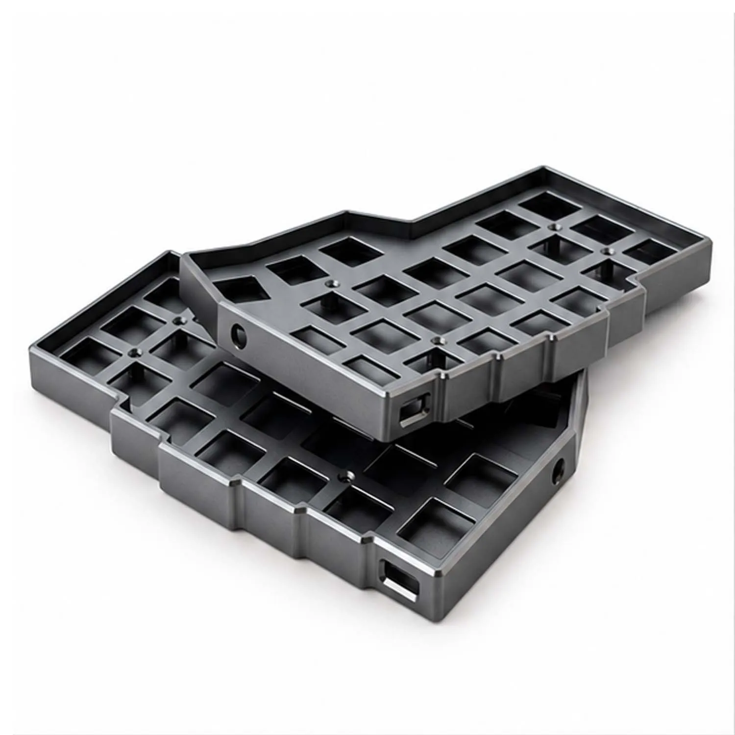 CNC Aluminium CORNE V4.1 Keyboard Metal Case and Wired Model Kit with Hotswap PCB and Sound Foam Set