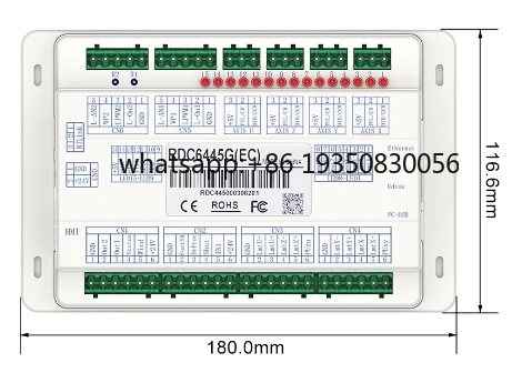 2026-RDC6445G/RDC6445S CO2 Controller System Control Panel for CO2 Engraving Cutting Machine