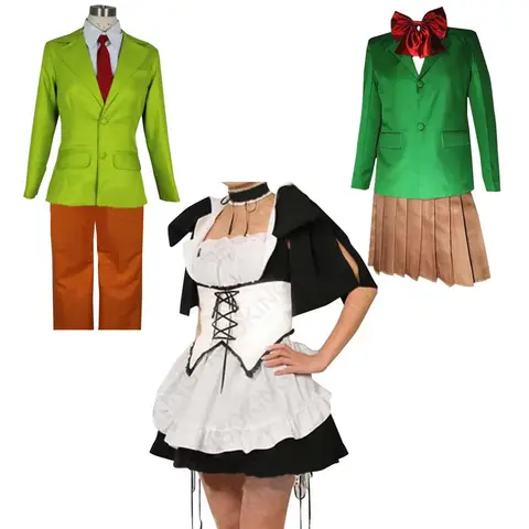 Anime usui takumi Maid-sama Ayuzawa Misaki Ayuzawa Misaki Cosplay Misa Kostüm Yeşil Ceket Özelleştirilmiş