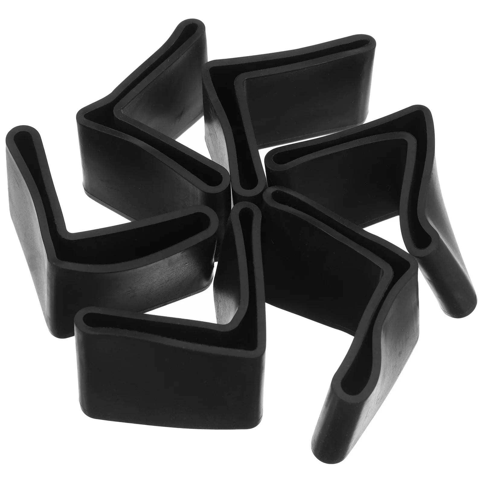 Furniture Feet Pads 12Pcs Rubber Leg Covers Anti Scratch Floor Protectors for Hardwood Tile Stable Grip