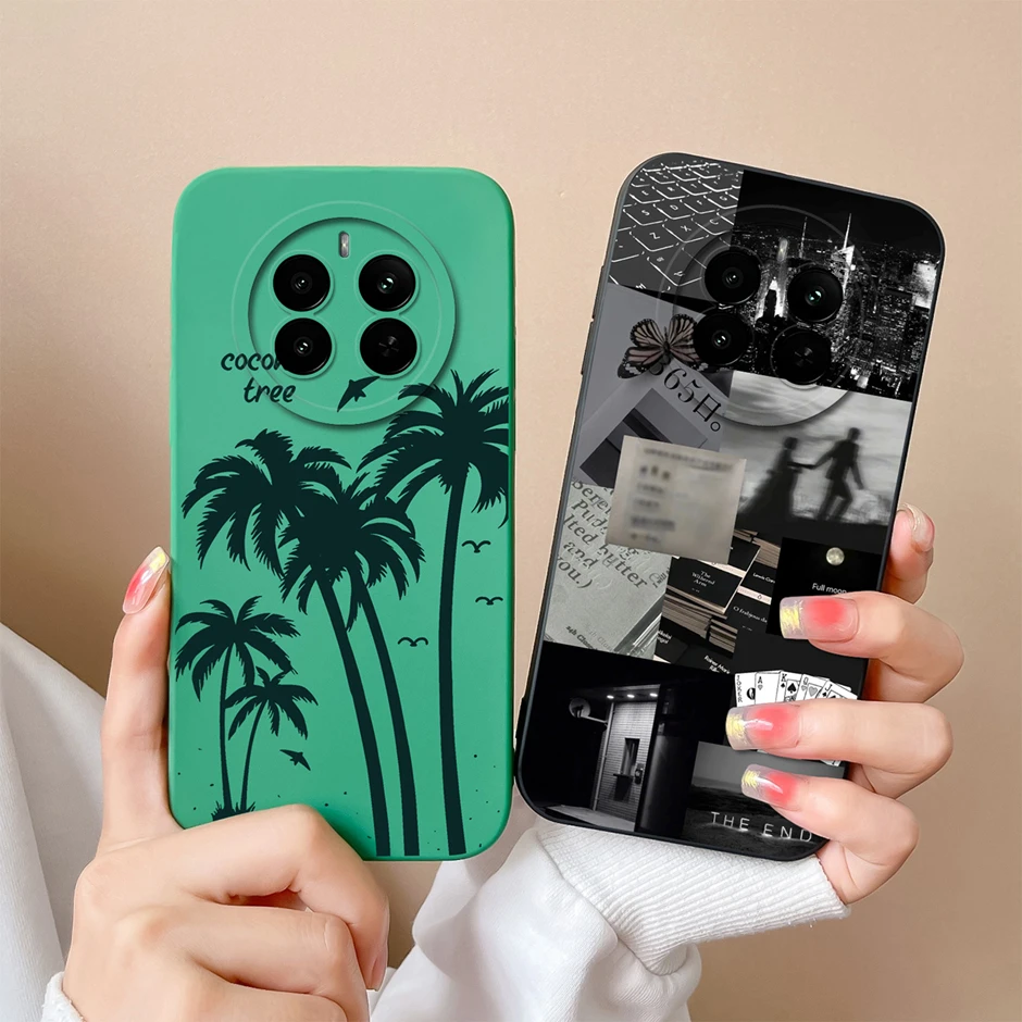 New Design Cases For Realme 13 4G Pretty Tulip Flowers Silicone Soft Protective Phone Cover For Realme13 4G Fundas Coque Bumper