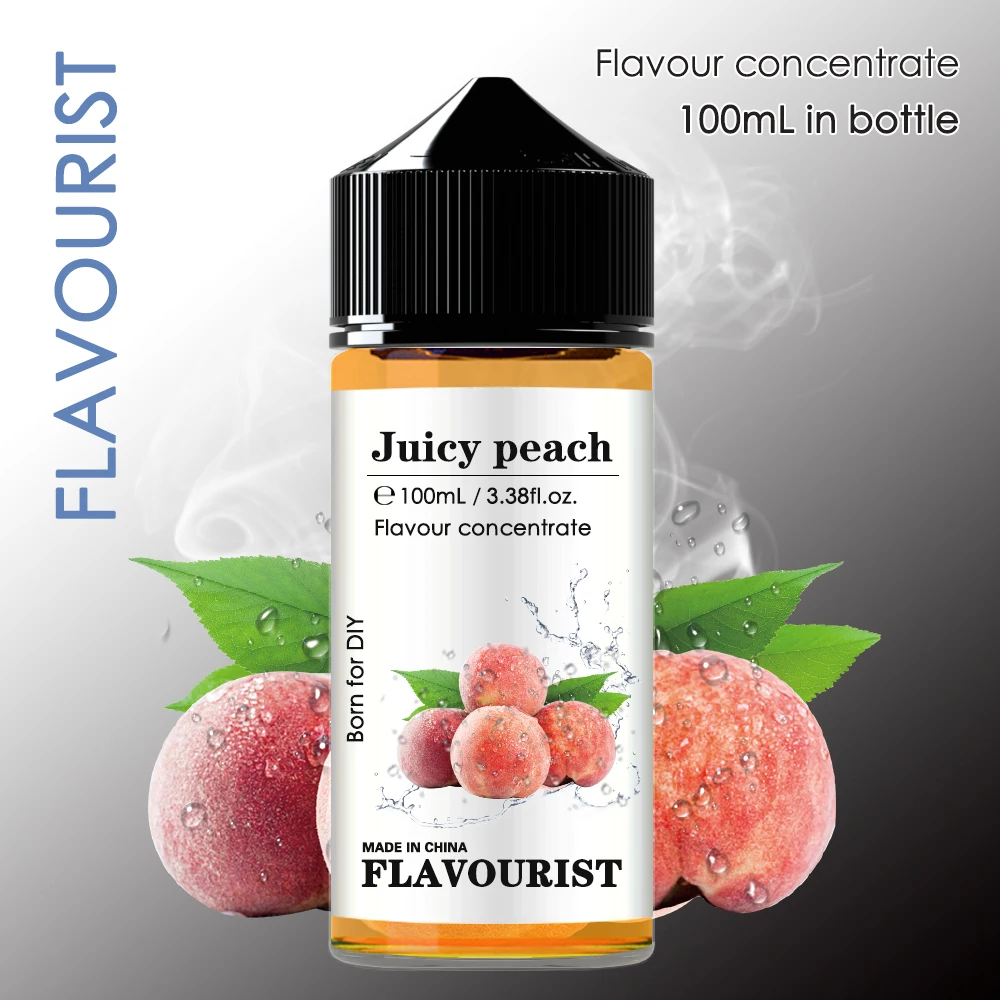 FLAVOURIST Juicy Peach flavor Water solubility flavouring Concentrate honey peach fruit flavored essence oil liquid