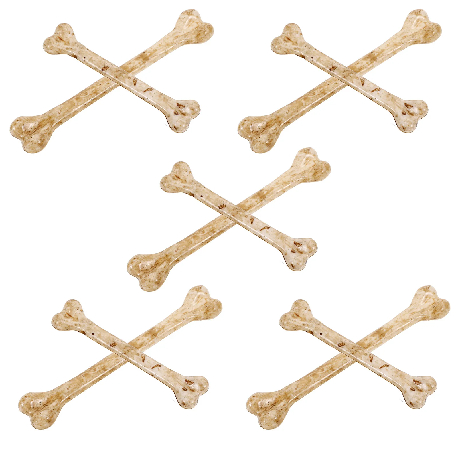 

20 Pcs Simulated Bone Decor Plastic Props Halloween Charm Decorations Outdoor Fake for Bones Model