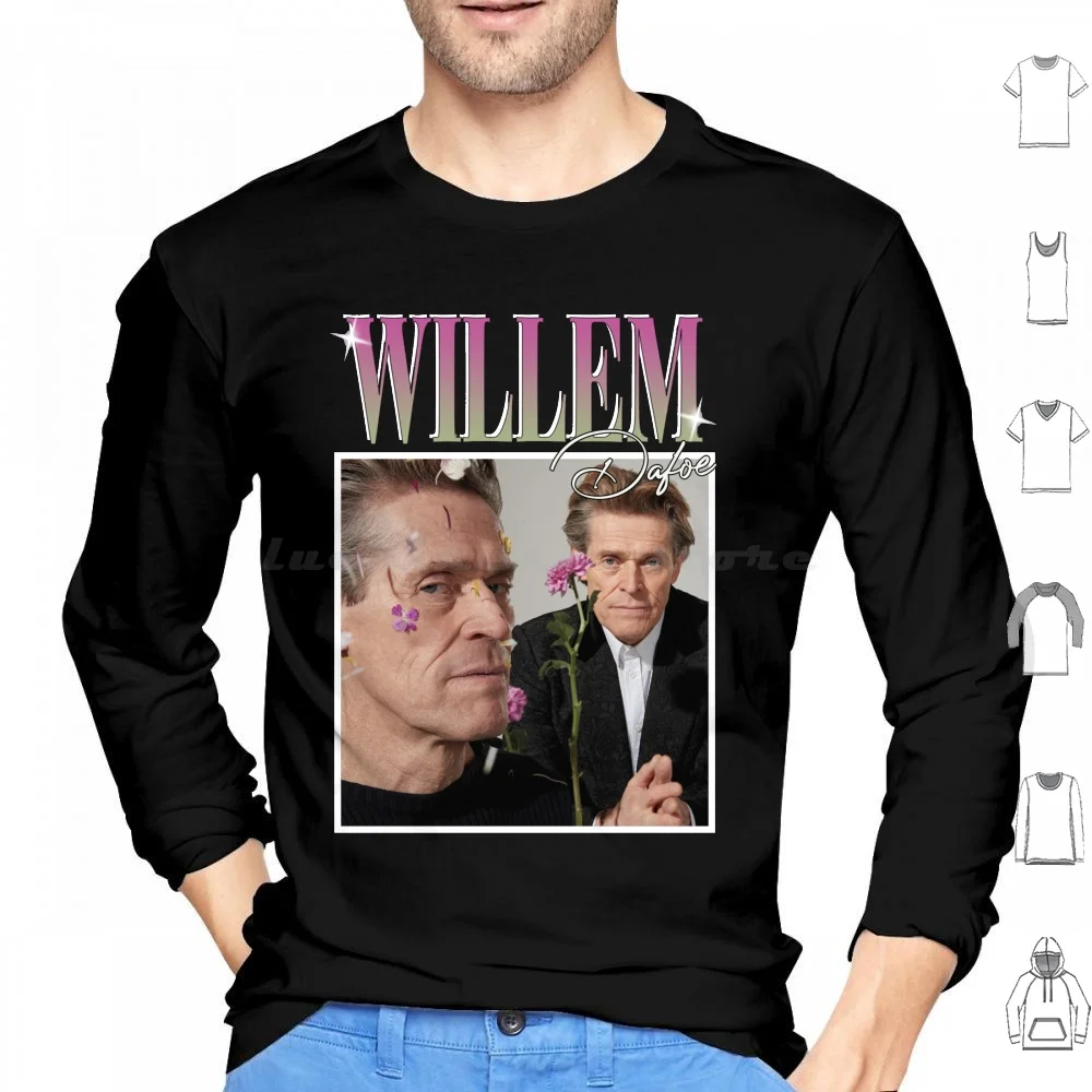 Willem Dafoe Hoodie Cotton Long Sleeve Willem Dafoe Movie Film The Lighthouse A24 Robert Eggers Robert Pattinson