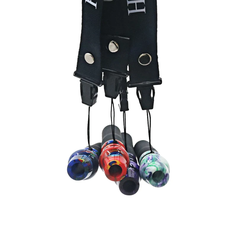 SY 1PC  Hookah Mouthpiece With Hang Rope Strap Acrylic  Shisha Mouth Tips Silicon Resin Chicha Narguile Water Pipe Accessories