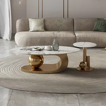 

Modern Metal Coffee Tables Luxury Nordic Home Minimalist Coffee Tables Aesthetic Design Table Basse De Salon Decoration
