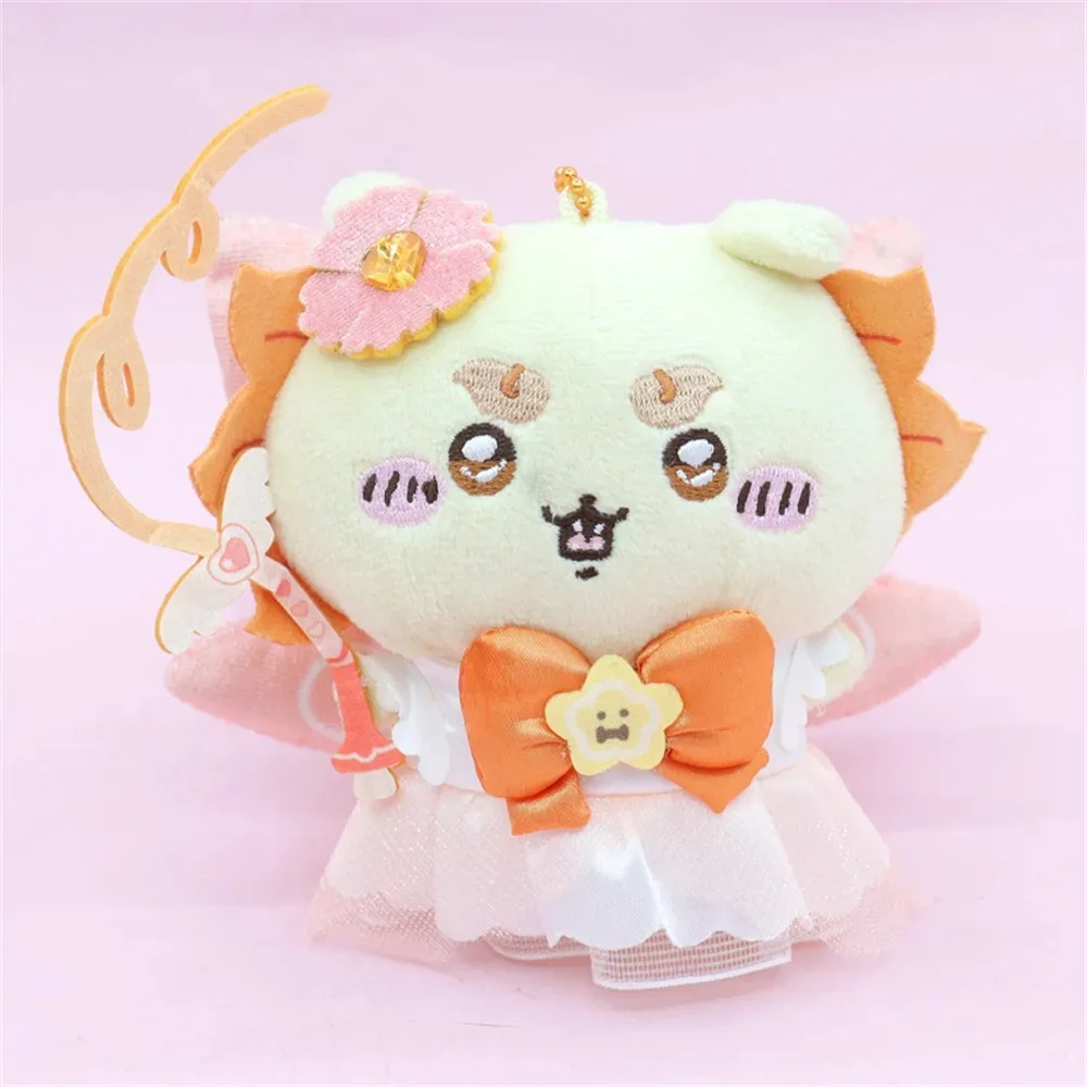 10cm Japanese Chiikawa Hachiware Usagi Momonga Rakko kurimandu super magical girl plush toy small pendant, birthday gift view 4