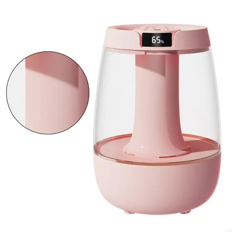 

C90F Bedroom Humidifier with 2 Mists Output and Water Particles