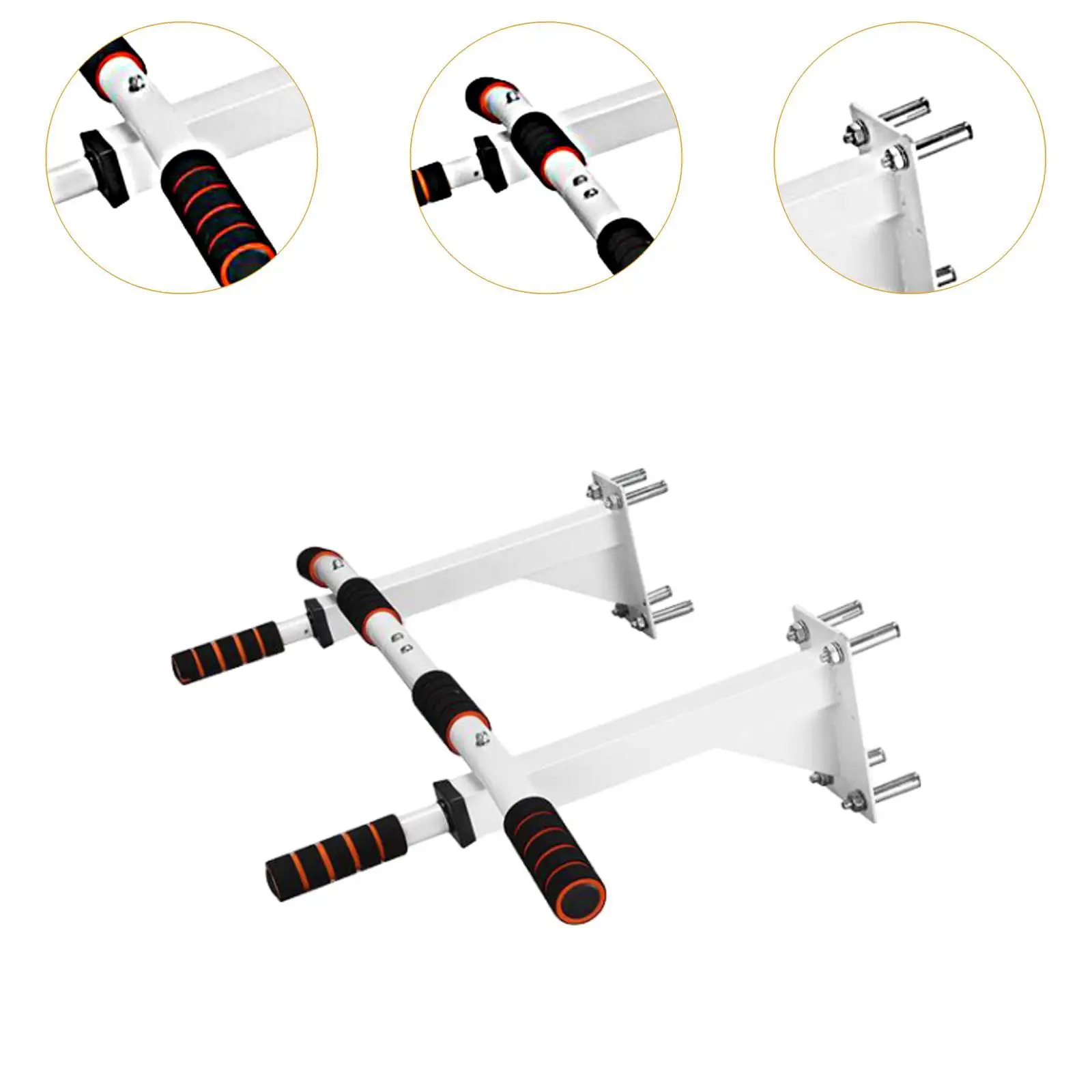 Pull up Bar Wall Mounted Wall Mount Chin up Bar for Outdoor Fitness Home