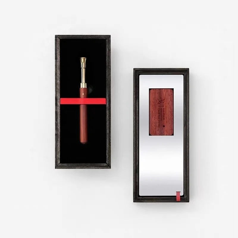 Classic pen high-end and exquisite, solid wood gift box, boys' business, office gift
