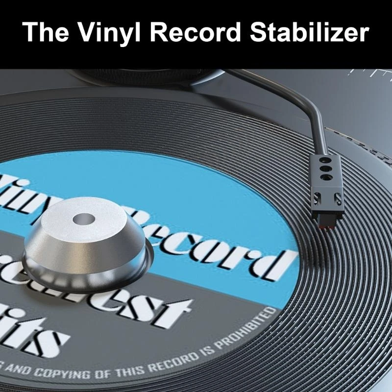 B03F Aluminum Metal Center Adapter Replacement for 45RPM Record Stable and Reliable tTurntables Weight Enhancer