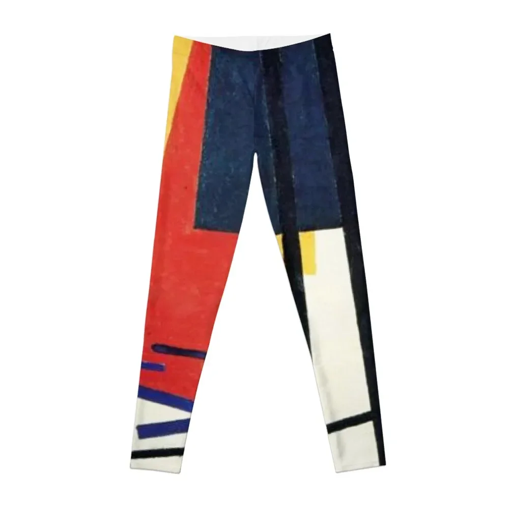 Suprematism 1915 by Kazimir Malevich - Favourite Artists Collection Leggings gym pants Women's sports pants Womens Leggings