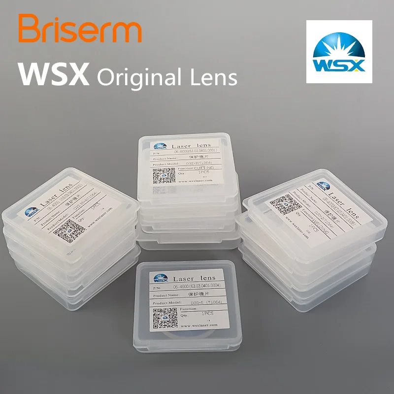 

WSX Original Laser Protective Windows Lens 37x7 18x2 20x2 30x5 Laser Protection Machine Lens Fiber Cutting Machine Parts