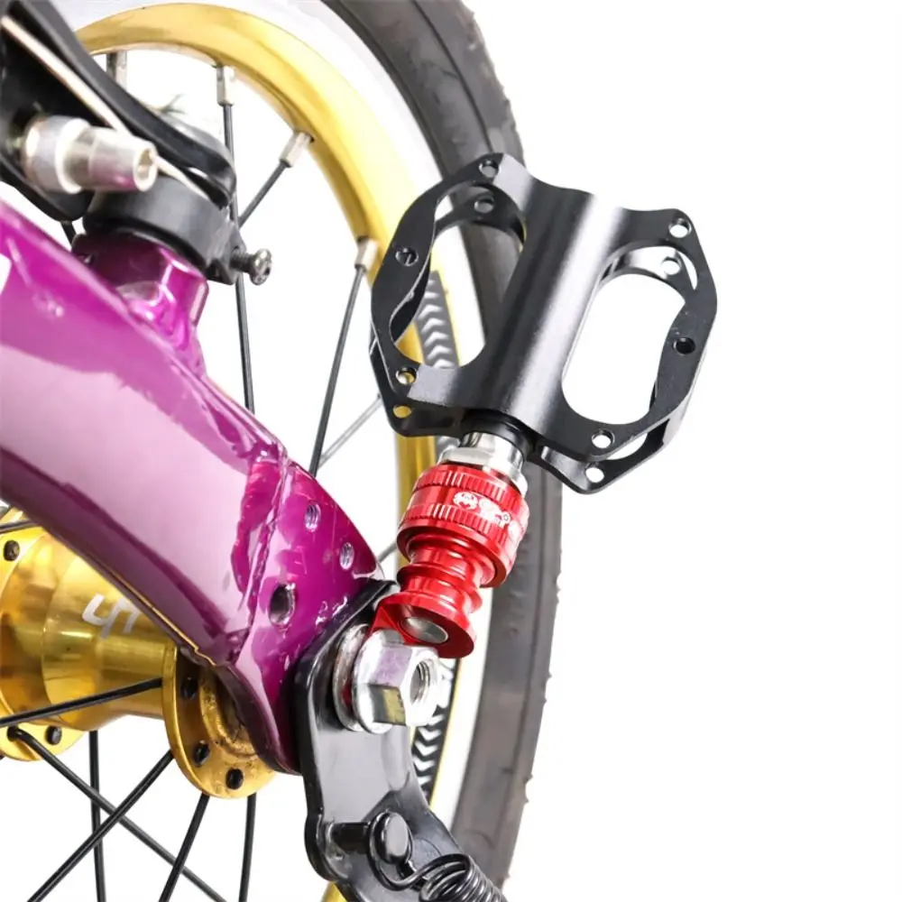 Aluminum Alloy Quick Release Pedal Adapter Anti-rust Anti-corrosion Bicycle Frame Mounting Base QR