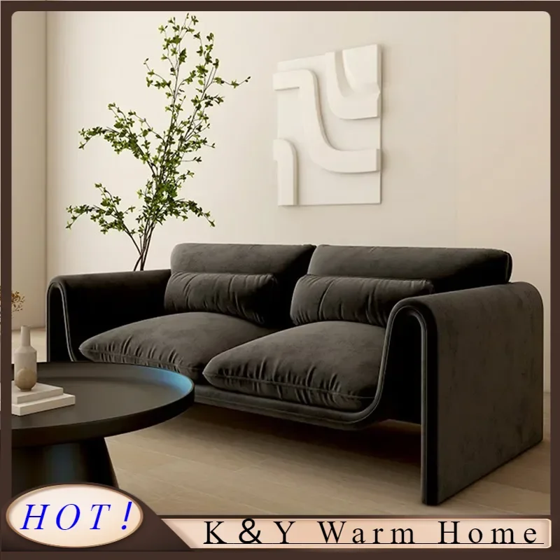 

Individual Loveseat Living Room Sofas Puffs Armchair Design Light Luxury Living Room Sofas Ergonomics Nordic Divano Furniture