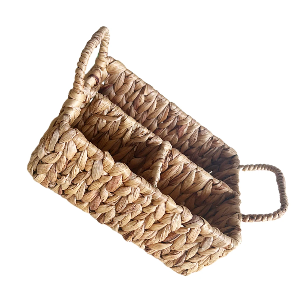 

Rustic Woven Storage Basket Gourd Grass Handmade Bread Basket For Kitchen Pantry Baskets Straw Container