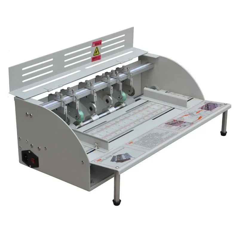 Creasing Machine Electric Creasing Machine A3 Dotted Line Dot Line Book Spine Folding Machine Cutting Cover Business Card XH