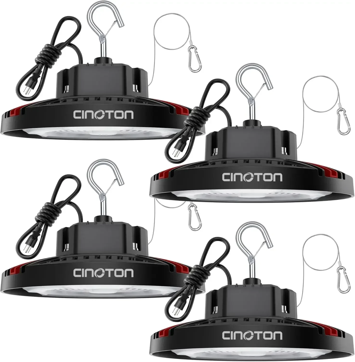 

160W UFO LED High Bay Light, Aluminum LED Shop Lights with 24000LM, 5000K Commercial Bay Lighting for Warehouse Garag