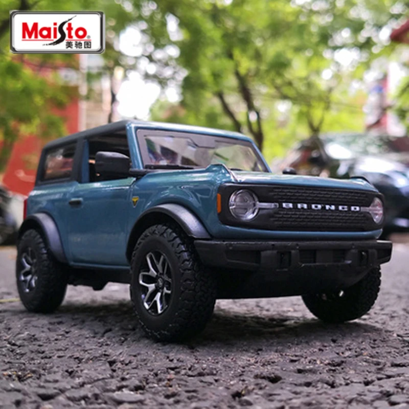 

Maisto 1:24 Ford Bronco Badlands Lima Alloy Car Model Diecast Metal Toy Off-road Vehicles Car Model Simulation Children Toy Gift