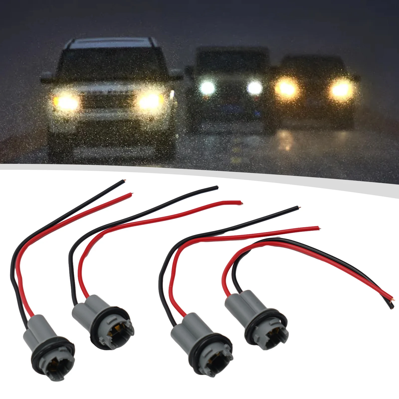

4Pcs T15 W16W Car Lamp Holder Led Bulb Base Adapter For Vehicle Clearance Instrument Wedge LED Socket Accessories