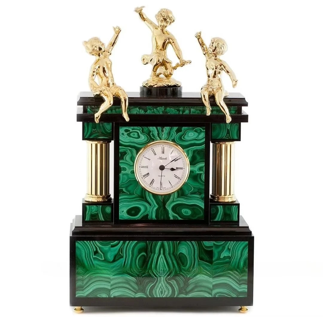 حجر الملكيت العجائب الحديث المصقول، نموذج حرفي لتزيين المنزل، الوئام الأخضر، ديكور فاخر، الأرض الغامضة