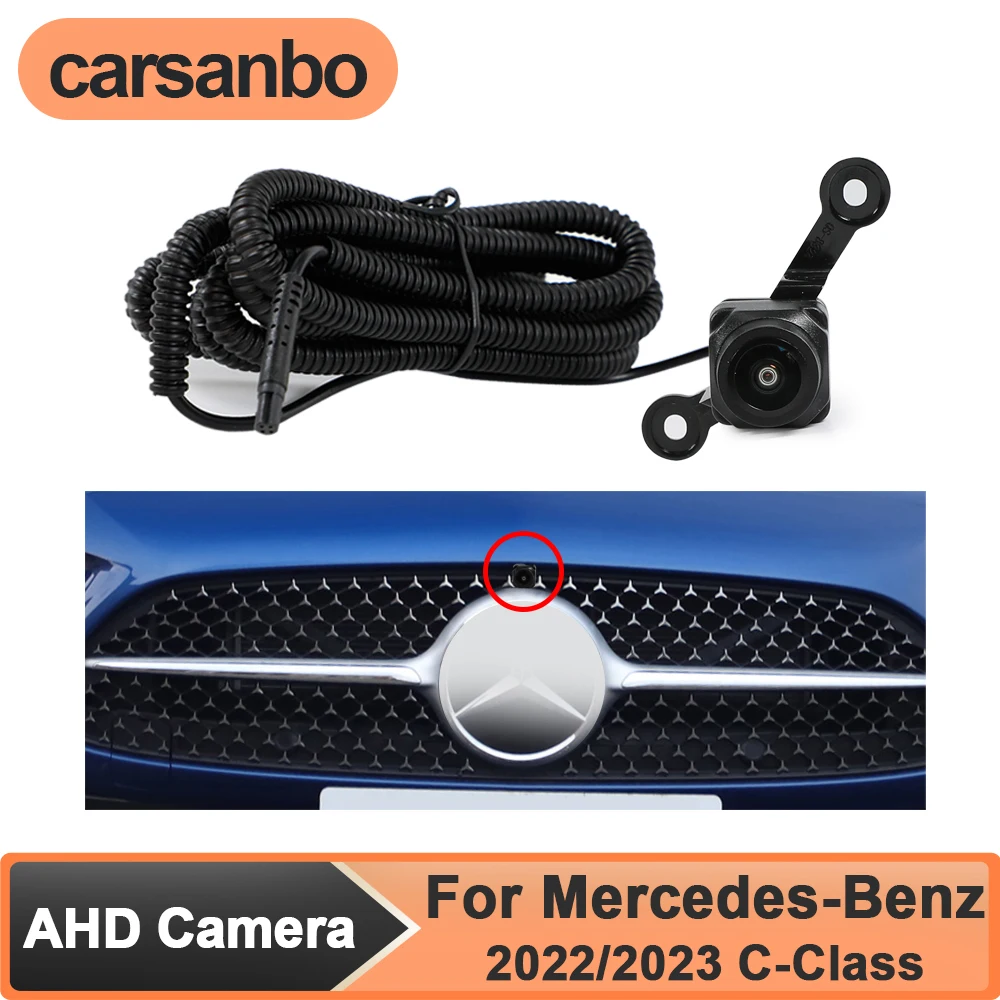 

Carsanbo 150° Lens AHD 1080P Front View Car Camera for Mercedes Benz 2022/2023 C-Class Night Vision Fisheye Parking Monitoring