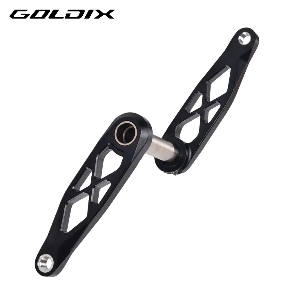 GOLDIX Mountain Bicycle Crankset CNC Hollow 165/170/175mm Bicycle Crank 0mm Offset Wide Narrow Teeth Chainring 30/32/34/36/38T