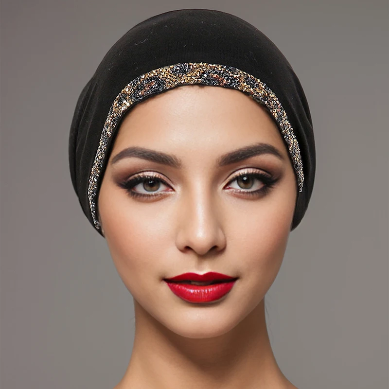 Ramadan Islamic Muslim Underscarf Women Veil Hijab Headscarves Muslim Women Scarf Turbans Head for Woman Hijabs Caps Hat