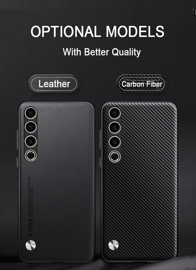 For Meizu 20 Pro Plain Skin Leather Case Cover Meizu 20 Cellphone Suitcase Meizu18 18 Pro Skin Soft Frame Camera Protect Fundas