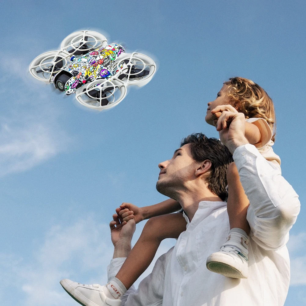 Набор виниловых наклеек, красочные декоративные наклейки, комбинированная защитная пленка от царапин, защитная пленка для тела для аксессуаров DJI Neo