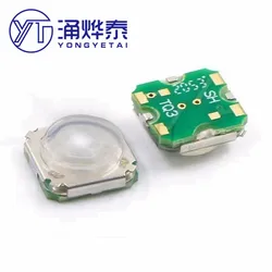 YYT 2PCS TS-H011 light touch switch 10*10*4 silicone car key reset button with light TQ2/3-10